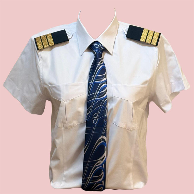 Kısa Kollu Kadın Pilot Gömleği