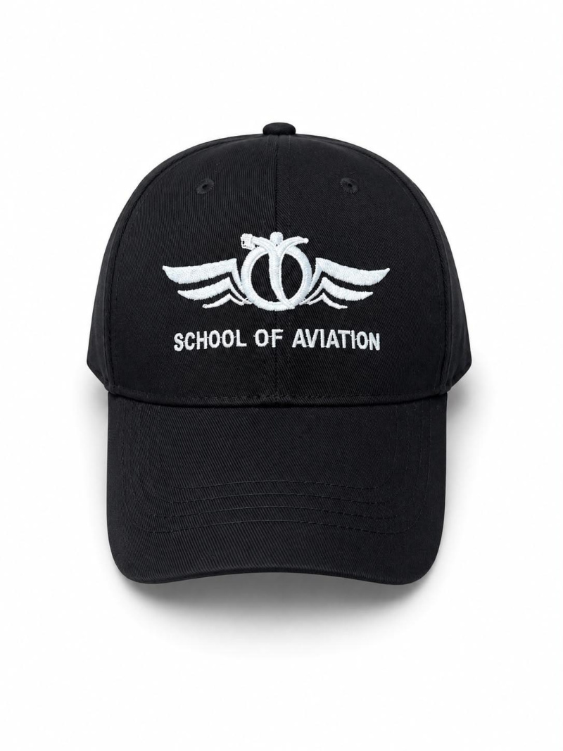 Şapka Siyah "School Of Aviation"