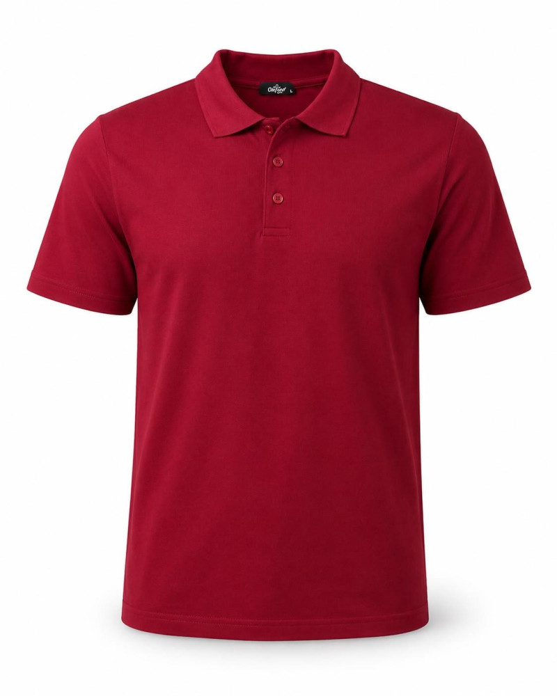 Colvino Polo Yaka T-shirt Bordo