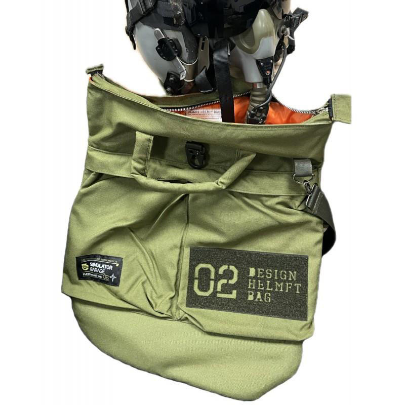 Pilot Kask Çantası Zeytin Yeşili Süngerli Koruyucu