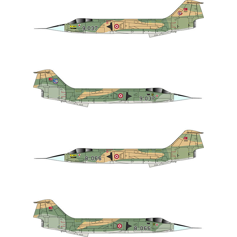 Turkish Air Forces F-104G Tigermeeters 1/32 Model Uçak Kiti