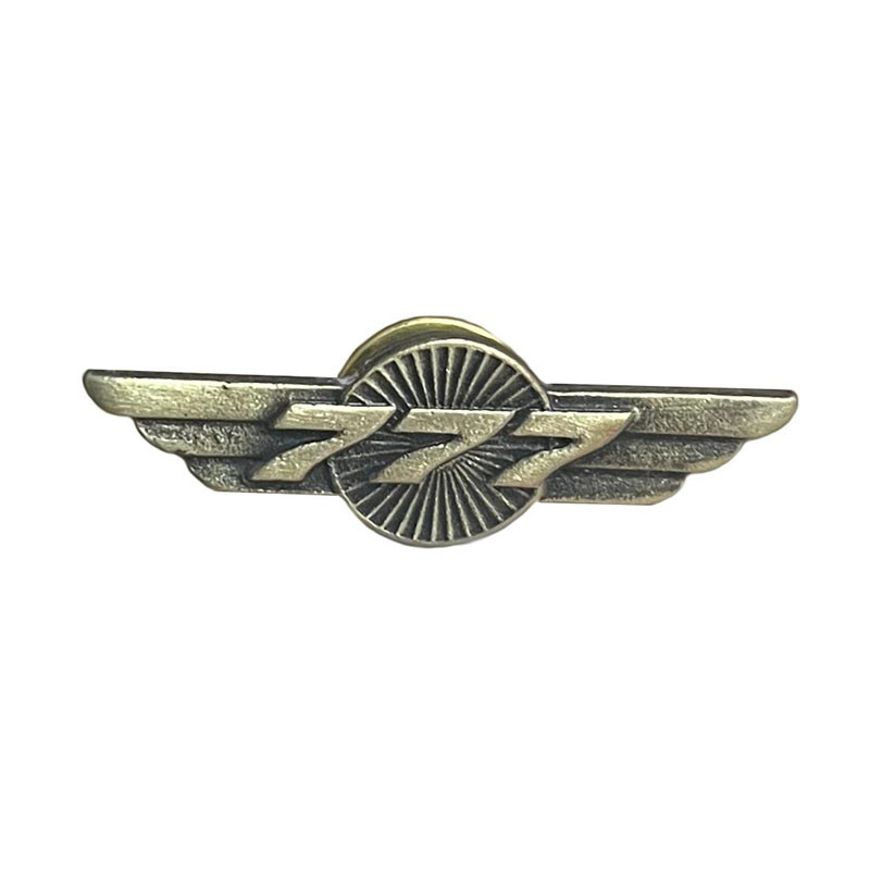 Metal Bröve Boeing 777 Rozeti