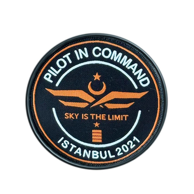 Pilot In Command Nakışlı Peç (Arma)