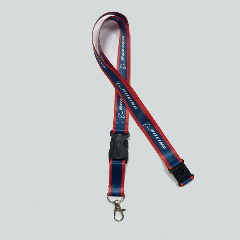Boyun Askısı Lanyard Boeing Temalı Kırmızı Mavi