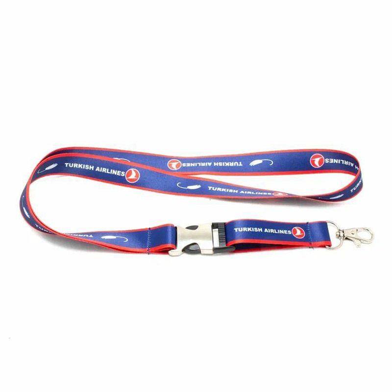 Boyun Askısı Lanyard THY Temalı Mavi